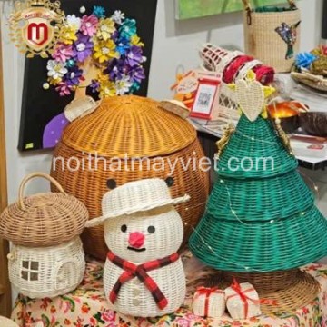 Trang Trí Noel Mây Tre TTNE002